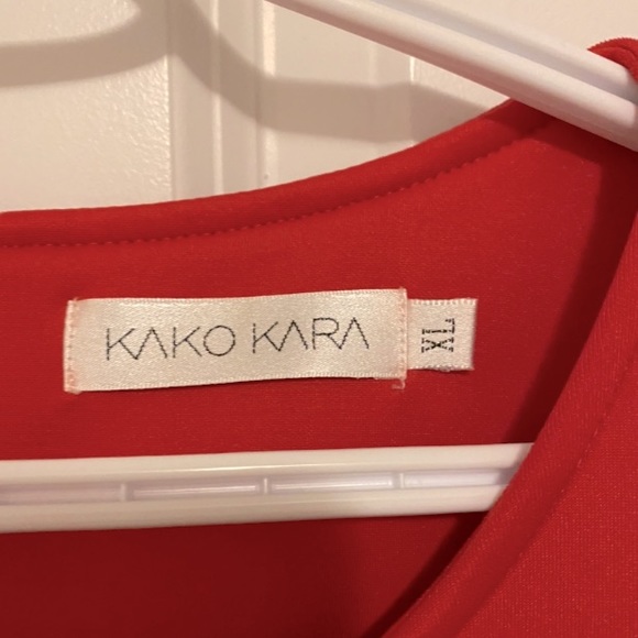 Xmas Gala! Never worn Hot red mid-length dress can be worn as maternity dress - Picture 2 of 2